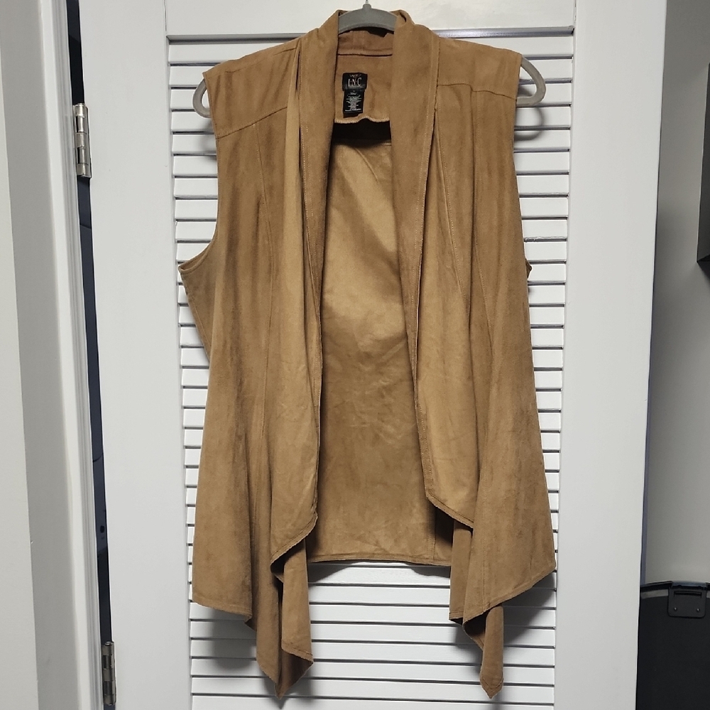 Tan Sleeveless Jacket